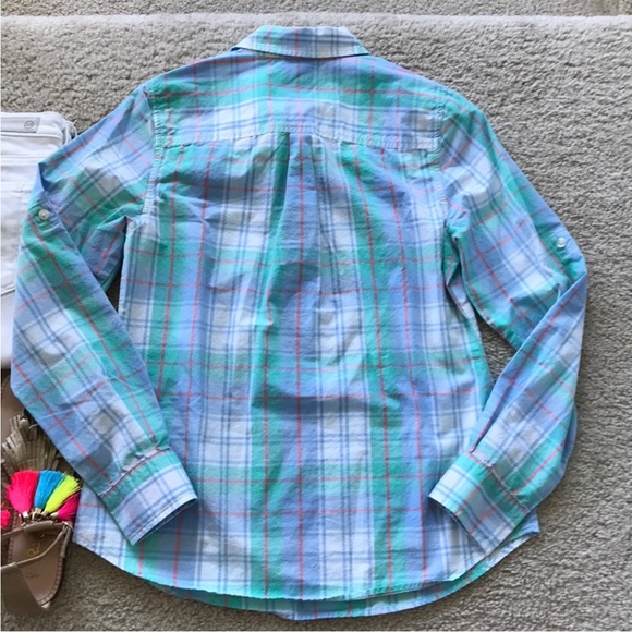 Vineyard Vines Plaid Popover Shirt - Picture 5 of 6